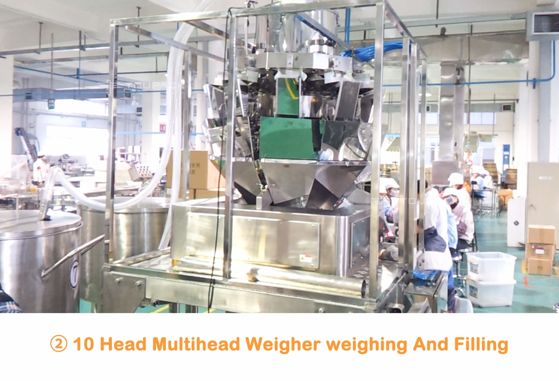 1kg de wasserijparels die het Vullen Machine wegen die 15pcs 30pcs tellen kunnen Vloeibare Korrel Verpakkende Machine in dozen doen