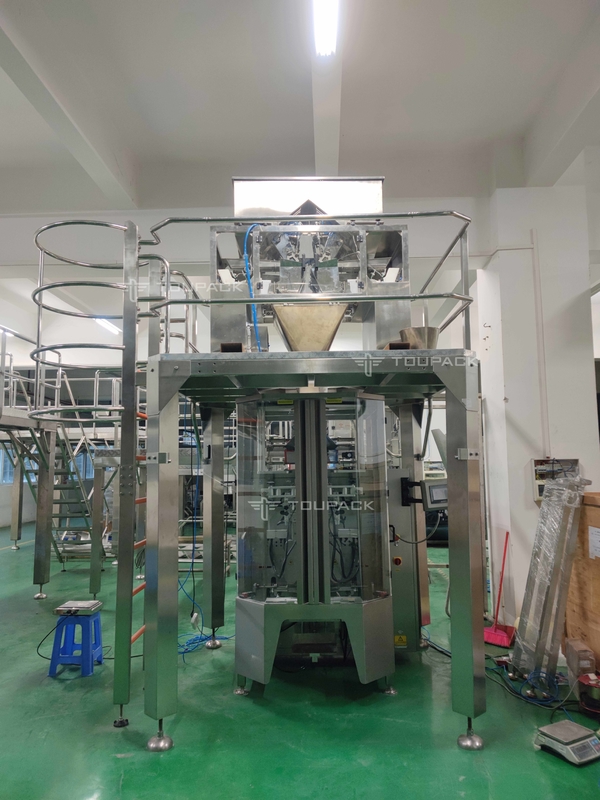 Automatische Verticale Zak die 4 de Hoofd van de de Wegers4kg Was van 10L Lineaire Machine van de het Poederverpakking wegen