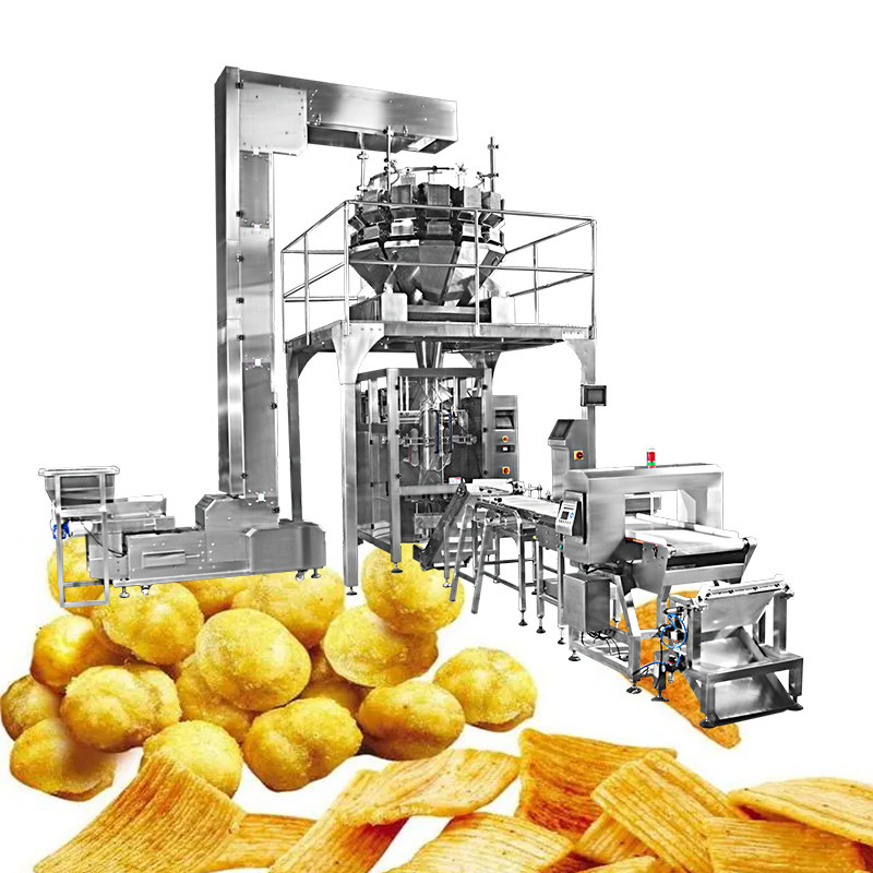 Van de de Wegers Verticale Verpakking van Ce Automatische Multi Hoofd de Machinevoedsel/Popcorn/Chips