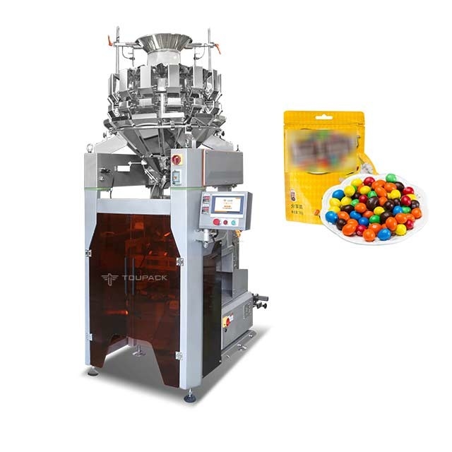 Van de de Snoepjes het Wegen en Verpakking van het chocoladesuikergoed Zachte het Kleine Gebied 120BPM van de Machinedekking het Vullen Machine