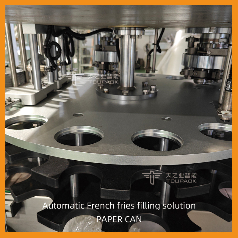 De Garnalen Chips Sealing Food Canning Machine van Nachos van de aluminiumaardappel met 20 Hoofdmultihead Weger