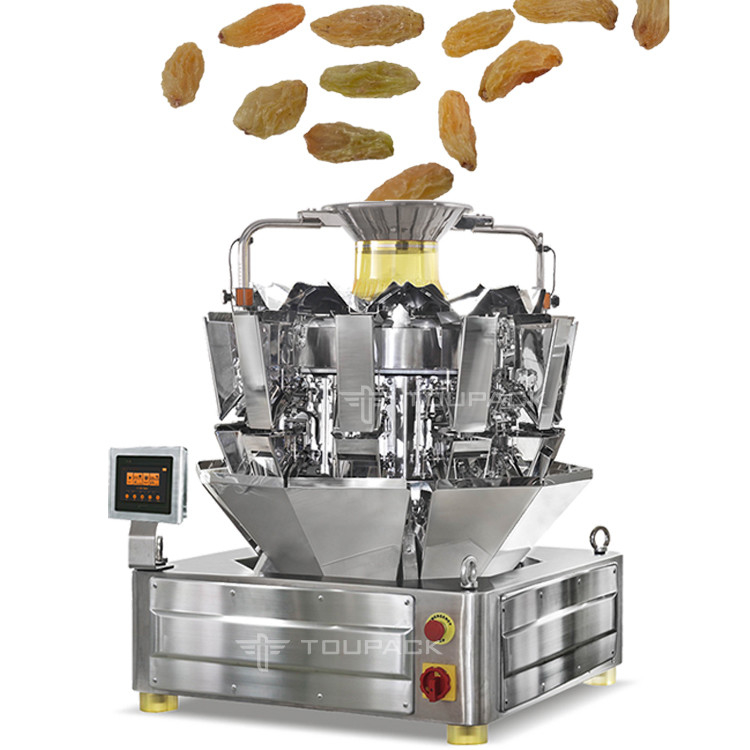Z Volledige Automatische Wegende de Verpakkingsmachine van de Lifttransportband voor Seizoen Bean Raisin Peanut Snacks Rice