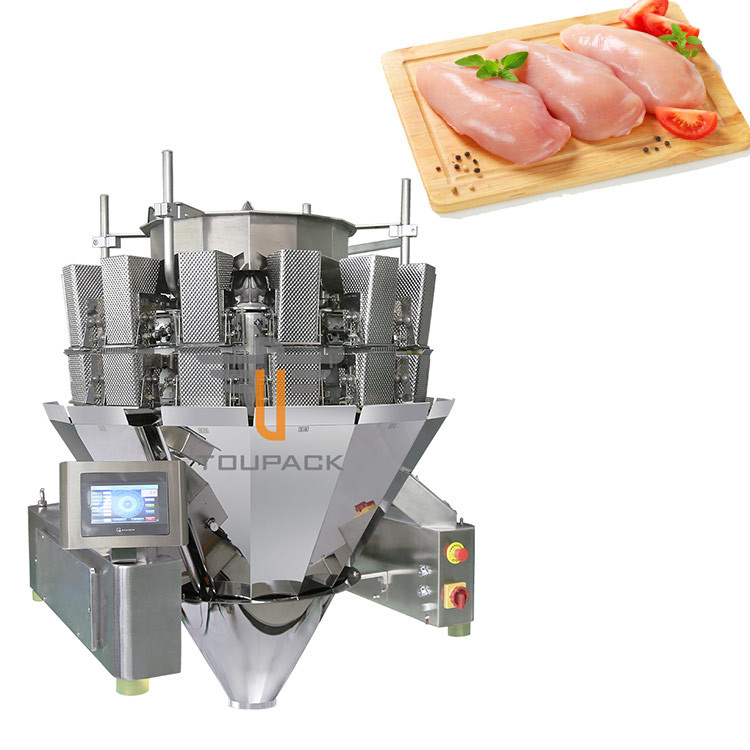De Verpakkingsmachine Dimple Plate Hopper 14 van de schroef1.0l 1.5L Weger Hoofd voor Kippenborst