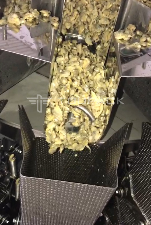 Automatische weegmachine voor het vullen en afdichten van flessen met blik 10-500 g ingeblikt slakkenvlees