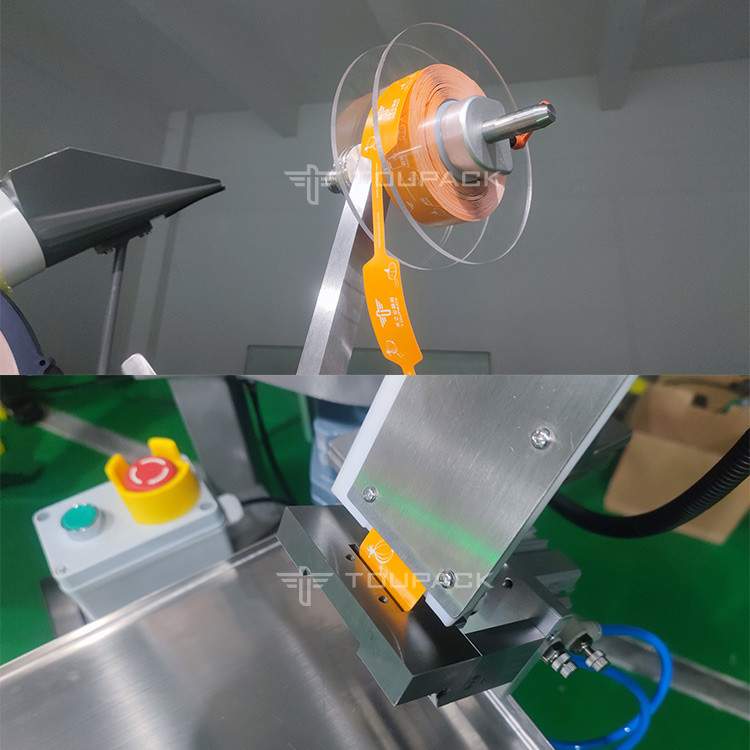 Handmatige knoflookmaaszak verpakkingsmachine met stapels semi-automatische gembermaaszak knippen verpakkingsmachine