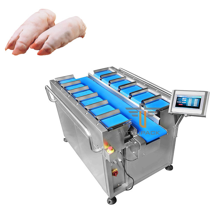 Automatische riem type Multihead Combinatie Weiger Check Weiger Machine voor varkenspoot