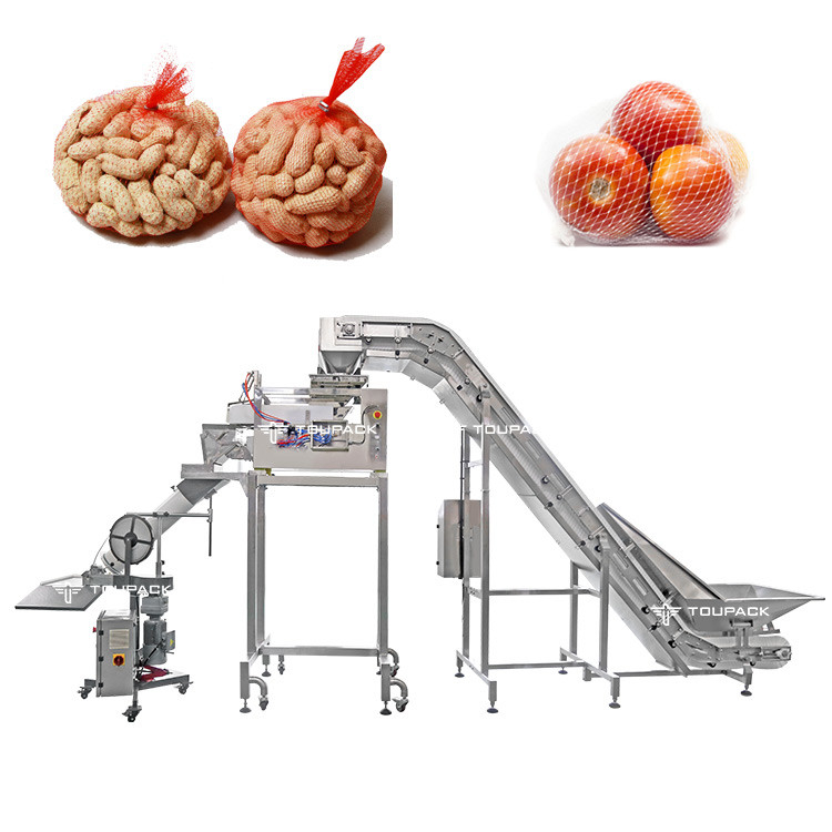Semi-Auto Hand handmatig Knoflook ui aardappel mesh net zak verpakking fruit groenten knippen knipper verpakkingsmachine