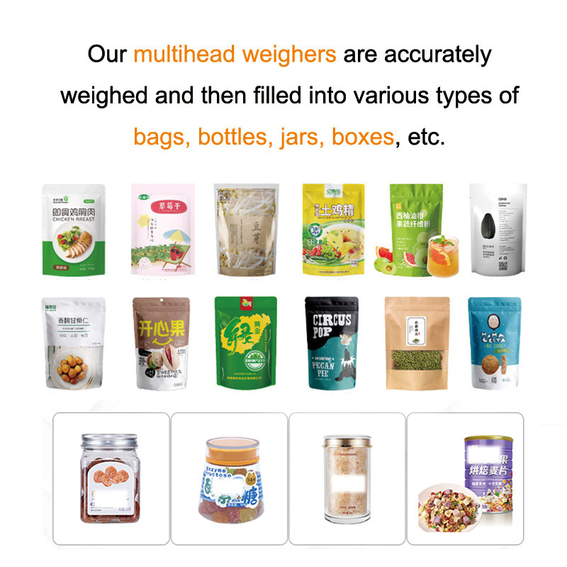 Automatische Koffiebonen Zaden Granule Stand Up Pouch Voorafgemaakte zak Doypack Filling Multihead Weighing Packaging Machine