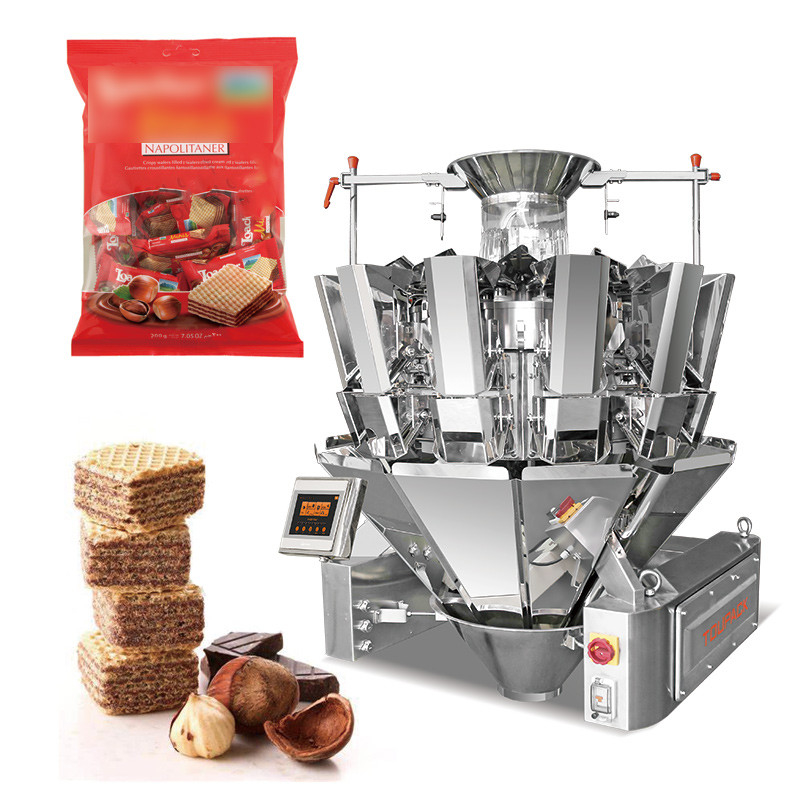 Automatische Koffiebonen Zaden Granule Stand Up Pouch Voorafgemaakte zak Doypack Filling Multihead Weighing Packaging Machine