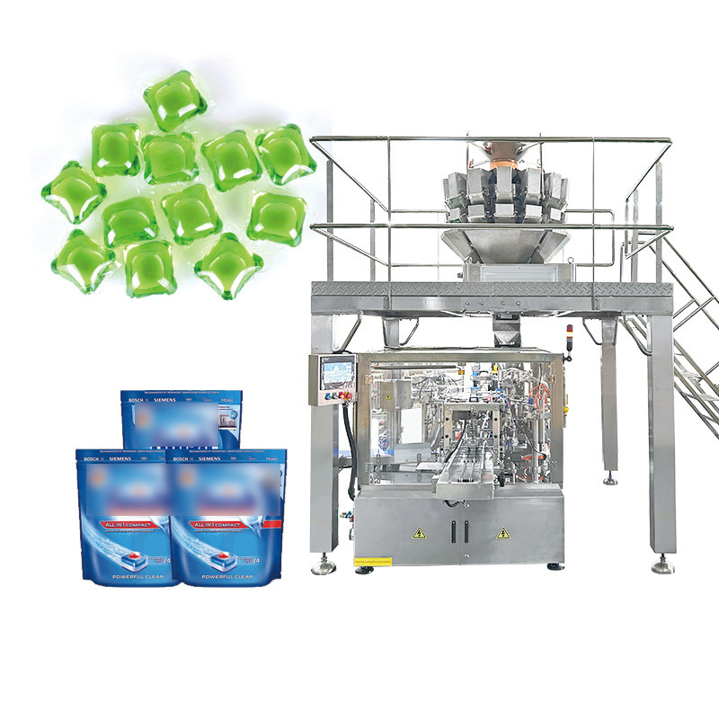 Tablettenwasmiddel verpakkingsmachine vaatwasser wasmiddel tabletten pods zak verpakkingsmachine vaatwasser gel pods zak doos verpakkingsmachine