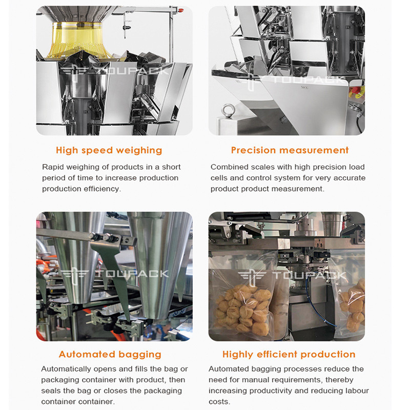 Automatische vul- en sluitmachine voor stazakken, voorgevormde zakken, doypack-verpakkingsmachine, noten, gedroogd fruit verpakkingsmachine