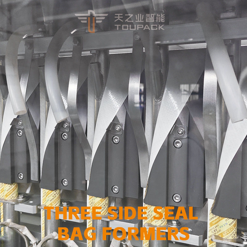 Volautomatische Vffs Ketchup Verpakkings- en Afvulmachine Multi-track Verticale 4-zijden Seal Sachet Tomatensaus Verpakkingsmachine