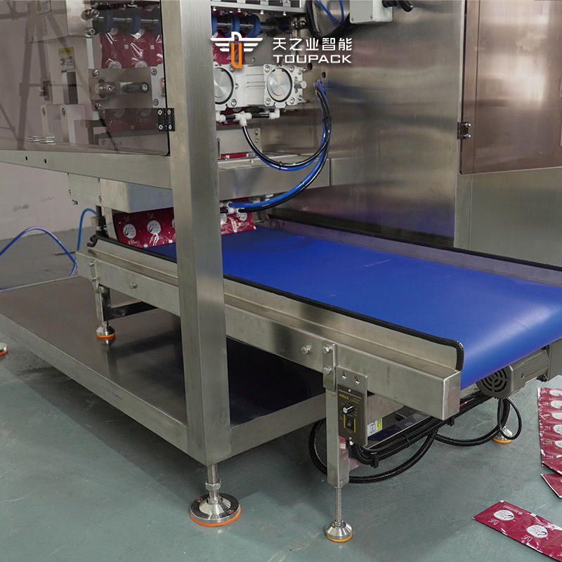 Volledig automatische verticale Irrreguar fles in de vorm van een zakje Energy Gel Sauce Honing Juice Verpakkingsmachine Fabriek