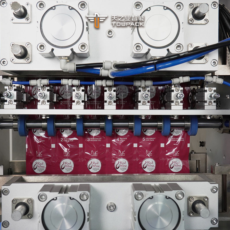 Volledig automatische verticale Irrreguar fles in de vorm van een zakje Energy Gel Sauce Honing Juice Verpakkingsmachine Fabriek