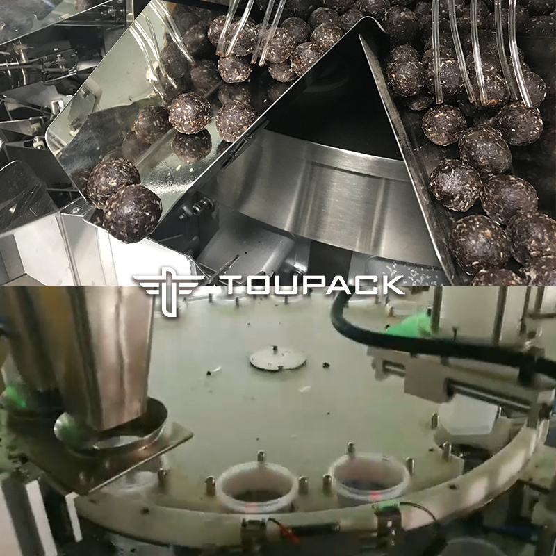 14-Kops Automatische Weeg- en Verpakkingsmachine 220V voor Snackvoeding