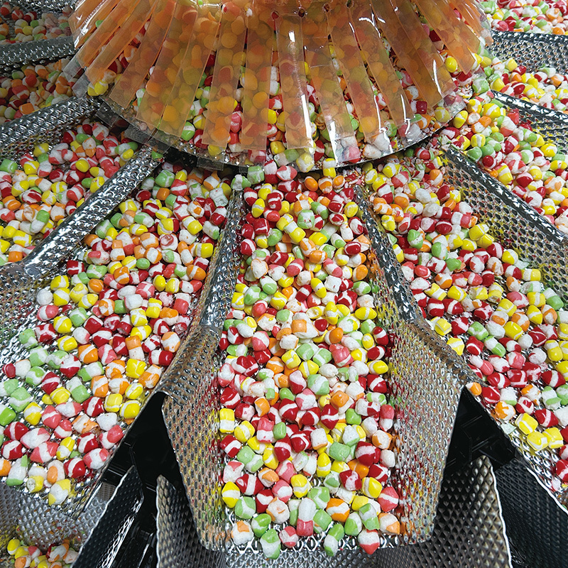 14-Kops Automatische Weeg- en Verpakkingsmachine 220V voor Snackvoeding