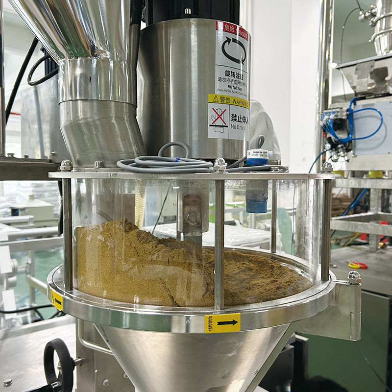 Automatische 200g 300g 500g Verticale Vorm Vul en Sluit Verpakkingsmachines Poedervulmachine Doypack Zak Wei-eiwitpoeder Verpakkingsmachine