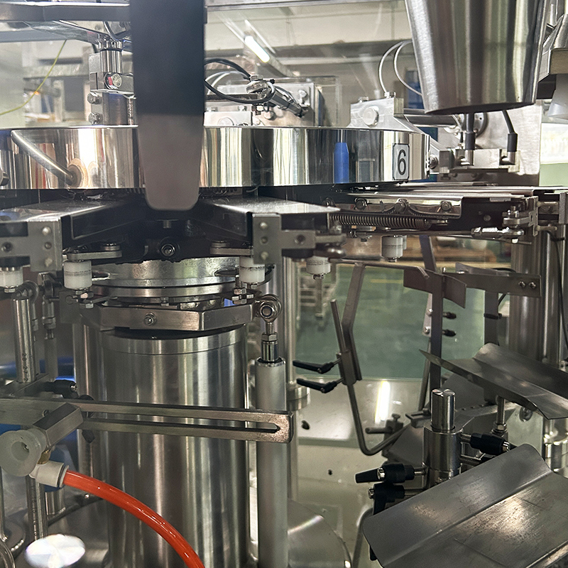 Automatische schroef-multihead weger verpakkingsmachine voor viskeuze materialen Bevroren drumsticks Kipnuggets verpakkingsmachine