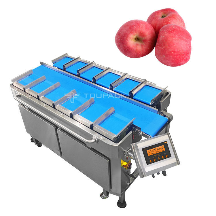 Kussenrolverpakkingsmachine Peer Appel Gewicht Combinatieschaal Fruit Combinatieweger Hoge Precisie Verpakkingsmachine