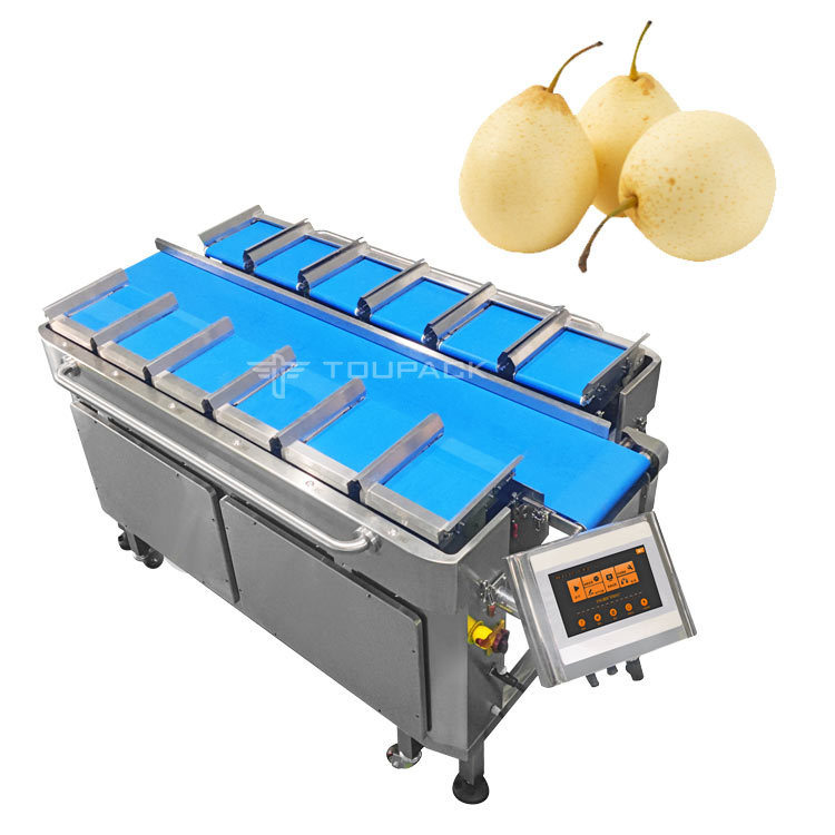 Kussenrolverpakkingsmachine Peer Appel Gewicht Combinatieschaal Fruit Combinatieweger Hoge Precisie Verpakkingsmachine
