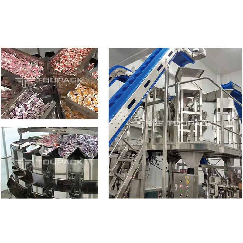 Verticale verpakkingsmachine voor 3l of 5l noten 14 koppen Verticale verpakkingsmachine voor 32 koppen Meerkoppenverpakkingsmachine voor gedroogd fruit