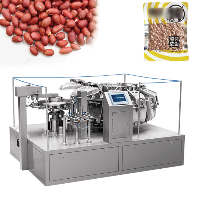 Automatische koekjes multihead weegmachine Plastic bag Stand up pouch Doypack Filling Sealing Machine fabrikant