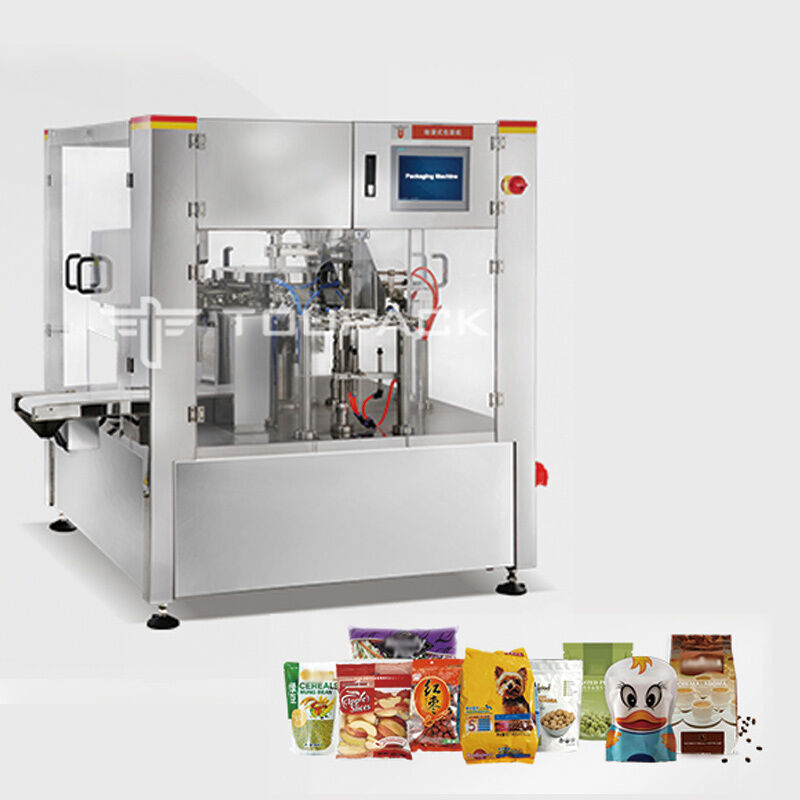 Automatische koekjes multihead weegmachine Plastic bag Stand up pouch Doypack Filling Sealing Machine fabrikant