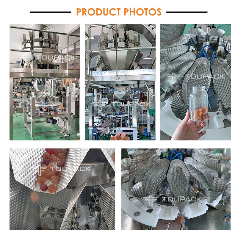 CE Factory Customisable Automatic Chips Candy Filling and Sealing Production Line Snack Packaging Machine voor pot/fles/blik