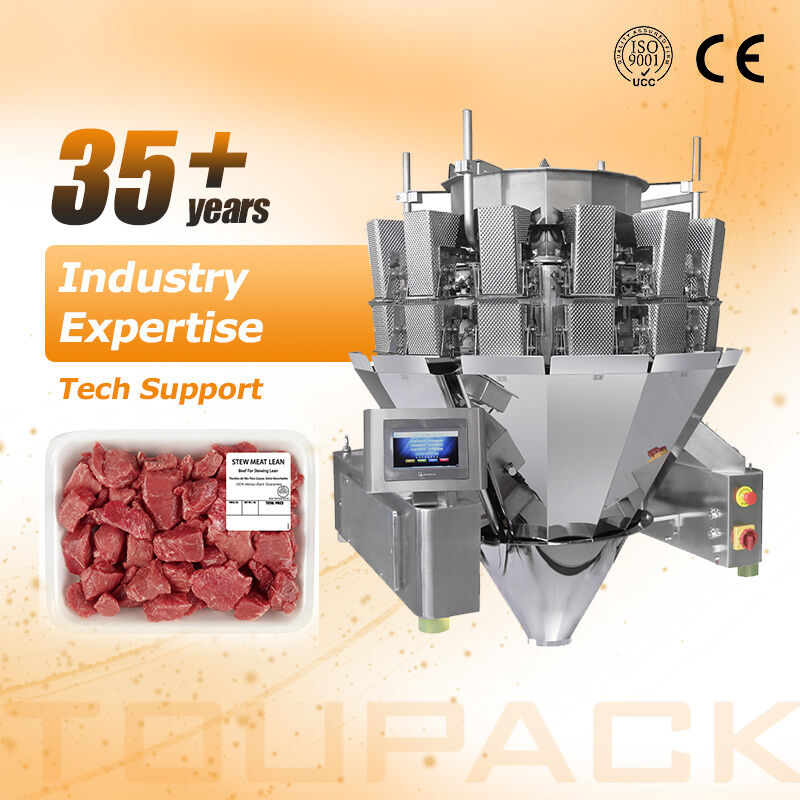 Automatische Tray Sealer Machine met Hoge Snelheid 60 bpm Nauwkeurige Weegfunctie en Volledig Automatische Geïntegreerde Lijn voor Verpakking van Kant-en-klaarmaaltijden