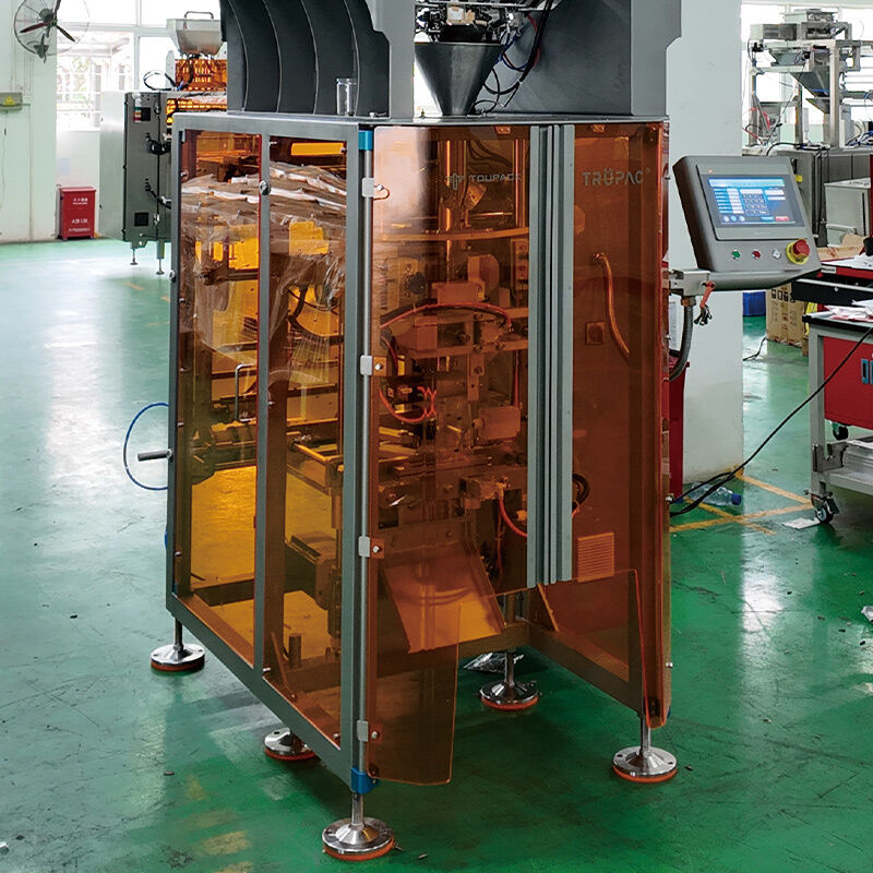 Snelle verticale vormvul- en sluitmachine met multiheadweger (80-200 zakken/min)