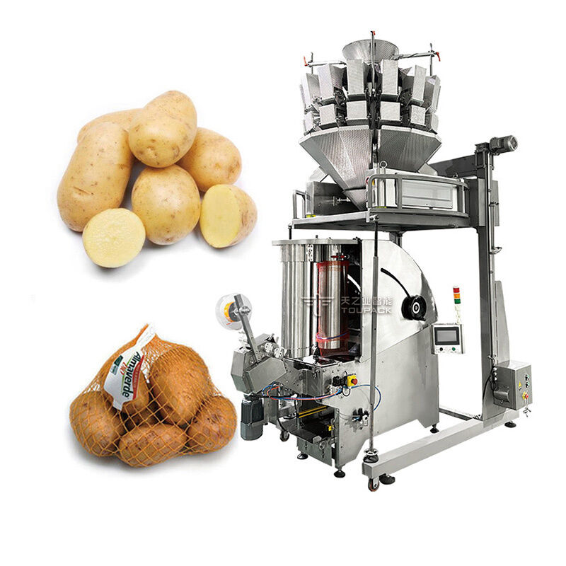 Automatisch fruitweeg- en netzakverpakkingssysteem | Snelle verpakkingsoplossing voor netzakken