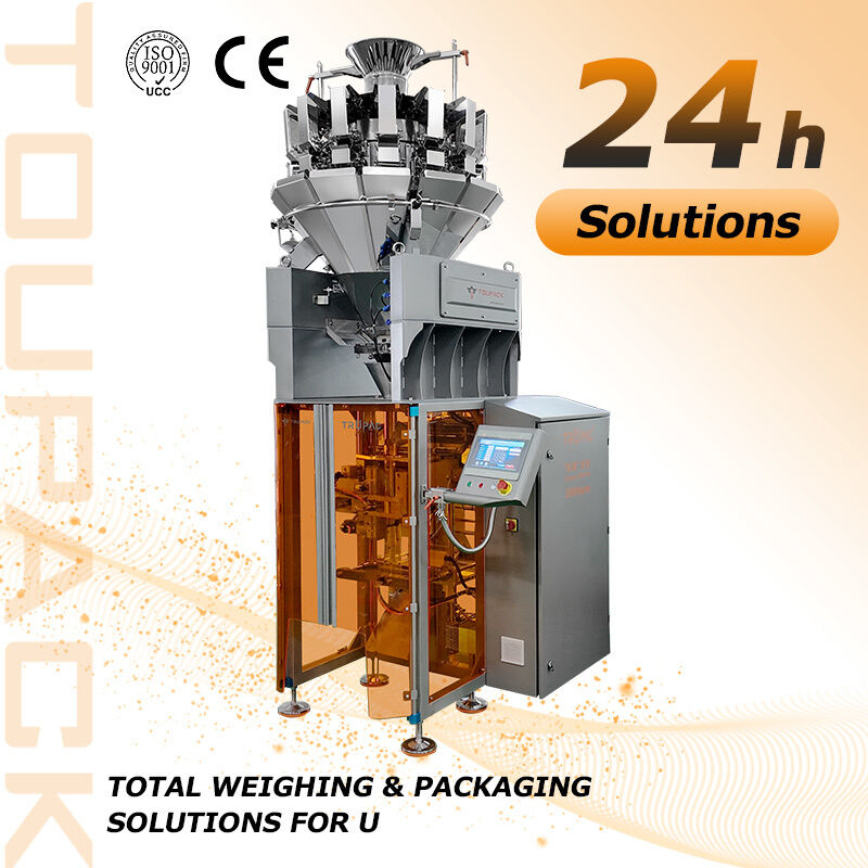 TOUPACK High Speed Vertical Packaging Machine met 14 koppen Multihead Gewicht tot 200 zakken/min