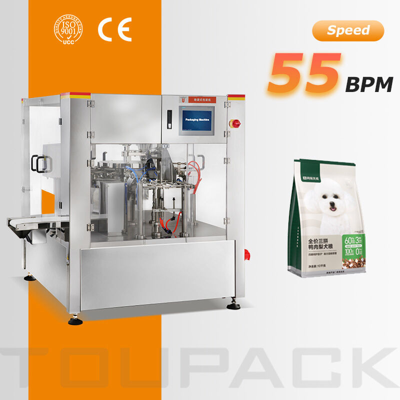 Hoge snelheid automatische roterende Premade Bag Pouch Doypack vullen verpakkingsmachine met 10/14 hoofd Multihead weger