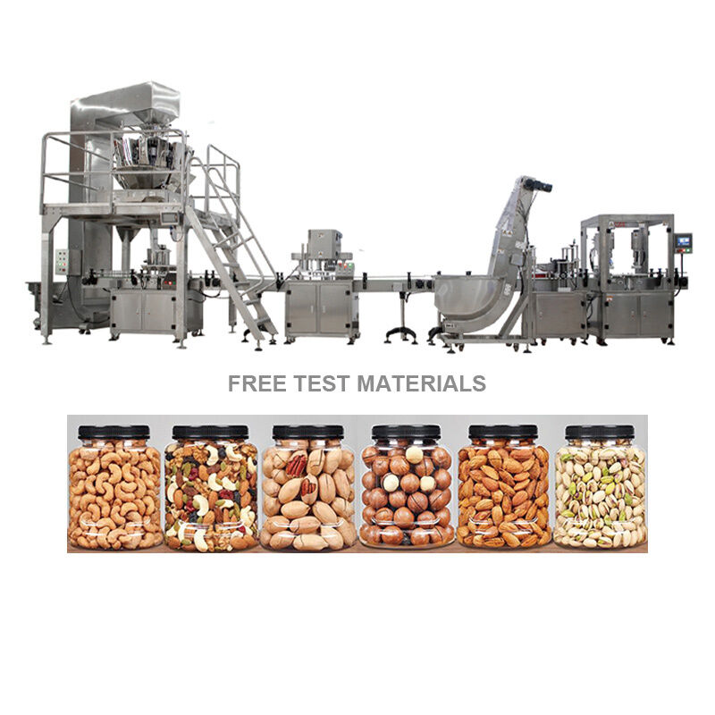 Automatische Jerky Vulmachine met Hoge Nauwkeurigheid Multihead Weigher en PLC Touchscreen Bediening