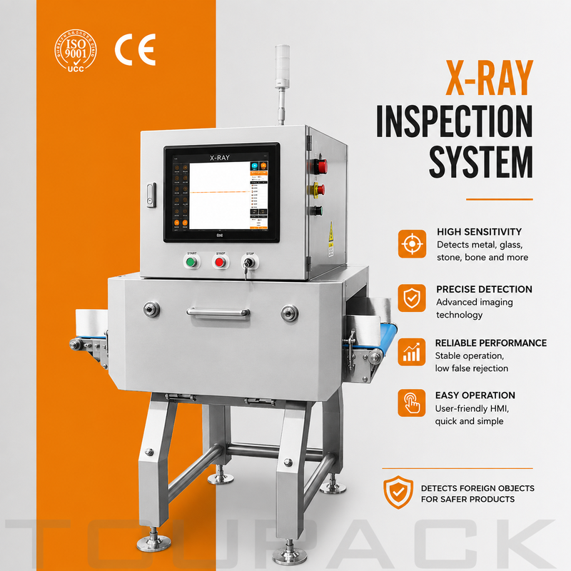 Voedselröntgeninspectiemachine voor detectie van vreemde voorwerpen | TOUPACK TTX-serie