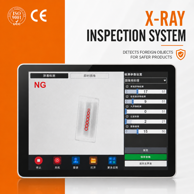 Voedselröntgeninspectiemachine voor detectie van vreemde voorwerpen | TOUPACK TTX-serie