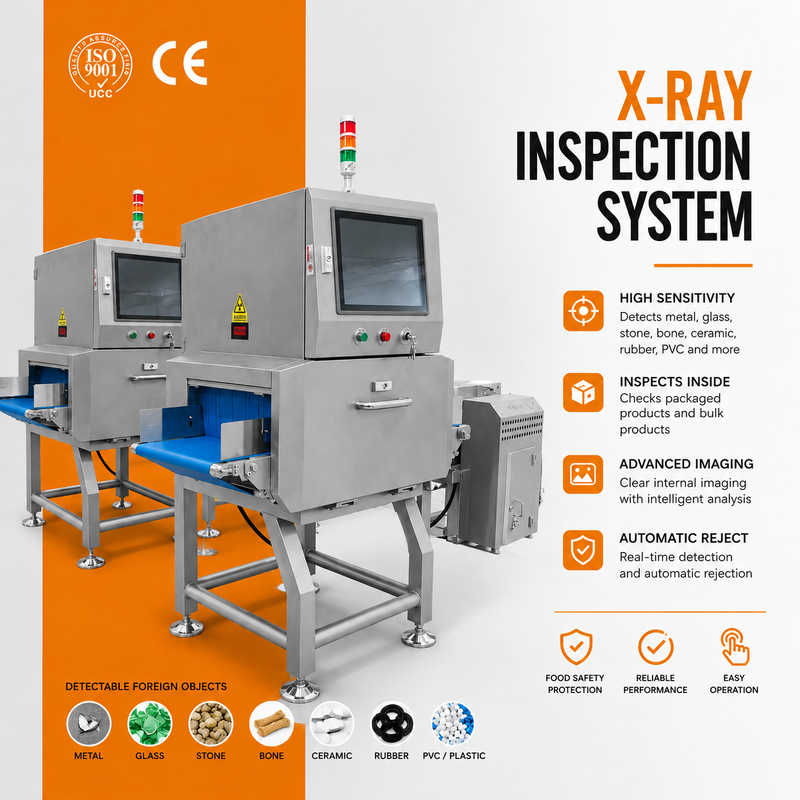Voedselröntgeninspectiemachine voor detectie van vreemde voorwerpen | TOUPACK TTX-serie