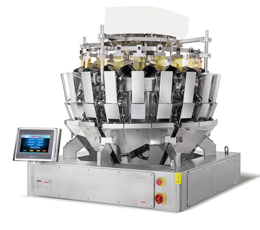 MCU-het Voedsel Verpakkende Machine van de Systeem1.6l Snack met 7“ Kleurentouch screen