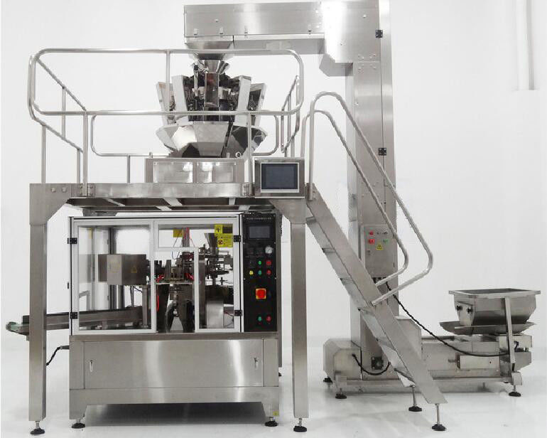 Vult de Verticale Vorm van Vffs van de hoge snelheidsverpakking Verbindings Verpakkende Machine voor Noten, Zaden, Amandelen