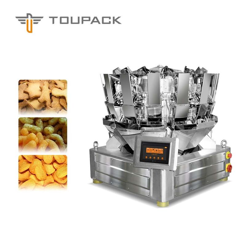 120bag/Min High Accuracy Multihead Weigher-Verpakkingsmachine voor Kaas en Uihoepels