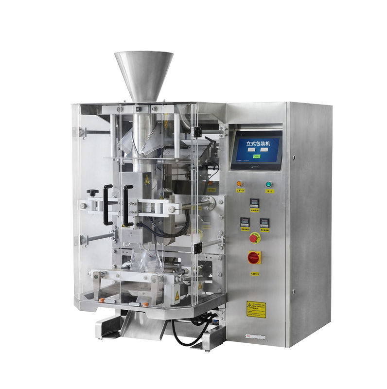 45 Zakken/Min Vertical Form Fill Seal-Verpakkingsmachine voor Gepuft Voedsel