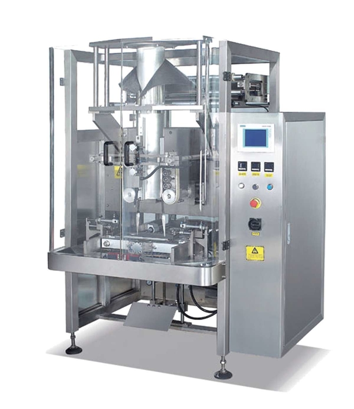 Het Wegen van VFFS Auto Vullende en Verzegelende Machine 2.2KW voor het het Hoofdkussenin zakken doen van het Snackvoedsel