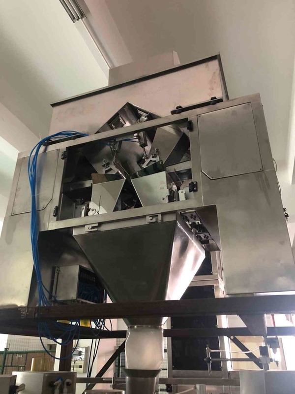 Automatische vierkop lineaire weegmachine SUS304 35BMP Voor het wegen van 1000g product