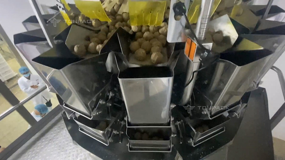 Van het Vleesballetjesiomai van bevroren Voedselsamosa de Machine van de de Bolverpakking 40BPM 2.0kW/Eenheid