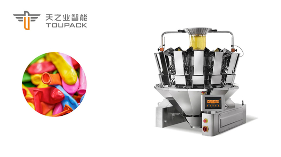 Hoge van de Nauwkeurigheids Automatische 50 15pieces 5pieces Stukken Ballon die Multihead-Wegers Tellende Verpakkende Machine wegen