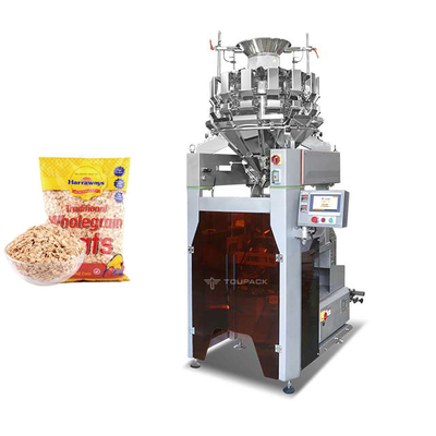 De Machinequinoa van de trillingskom Verticaal Verzegelend Havermeel in Zakken die Verpakkende Machine wegen