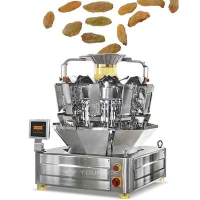 Z Volledige Automatische Wegende de Verpakkingsmachine van de Lifttransportband voor Seizoen Bean Raisin Peanut Snacks Rice