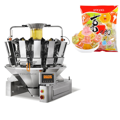 380V Bag In Bag Verpakkingsmachine Multi Functie Stand Up Gel Jelly Multihead Weigher Sachet Filling