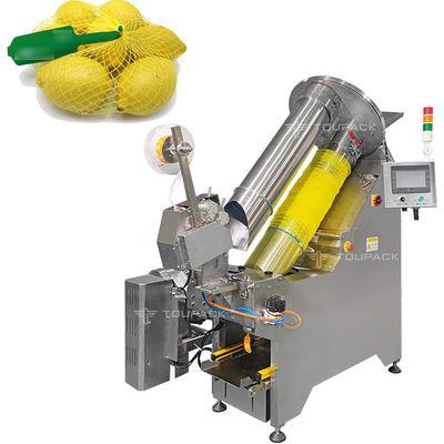 Volledig automatische lineaire combi wigger met net knipmachine Lemon mesh zak verpakkingsapparatuur
