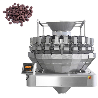 Automatische verticale multihead weegmachine voor het vullen van chocolade koffiebonen
